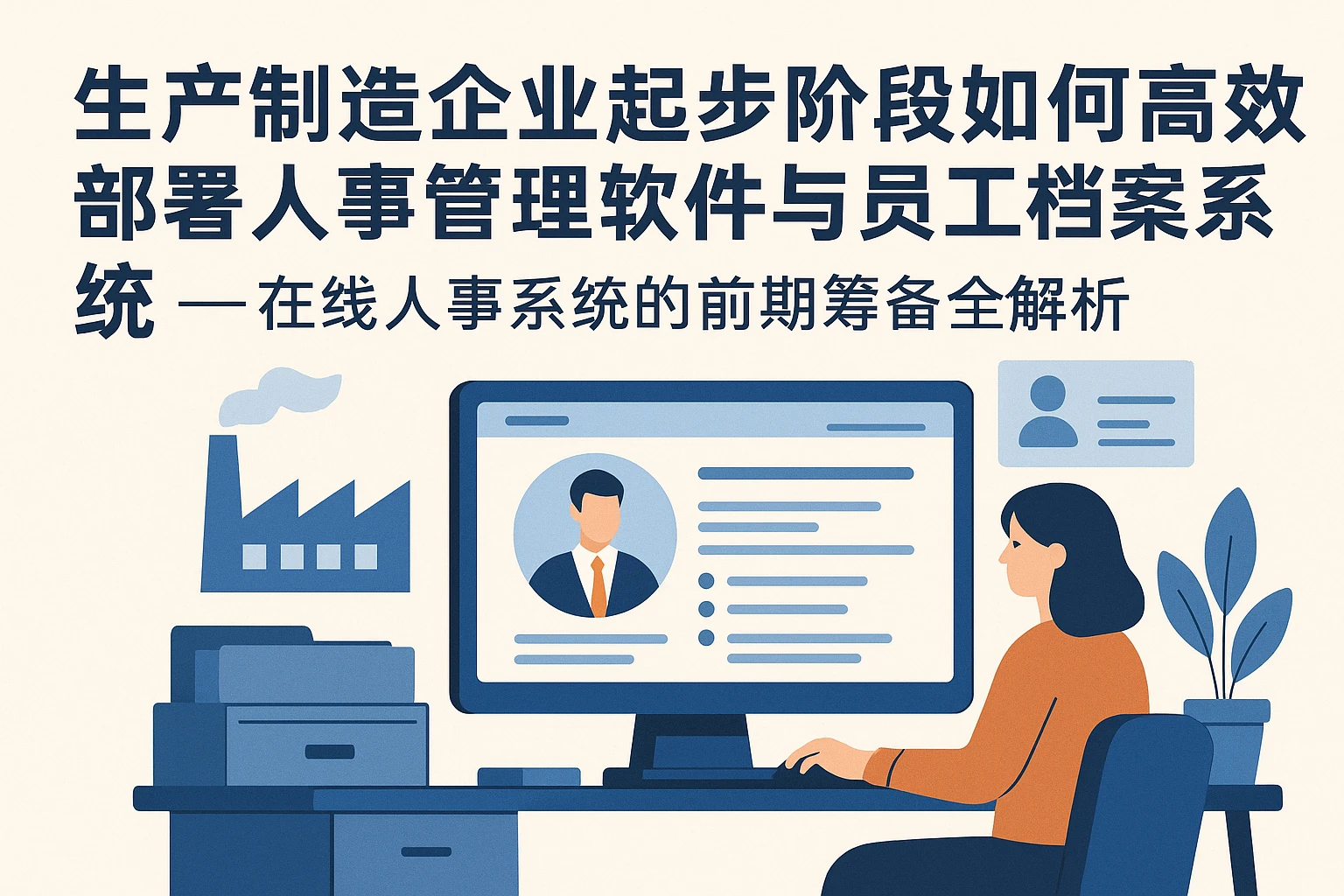 生产制造企业起步阶段如何高效部署人事管理软件与员工档案系统——在线人事系统的前期筹备全解析