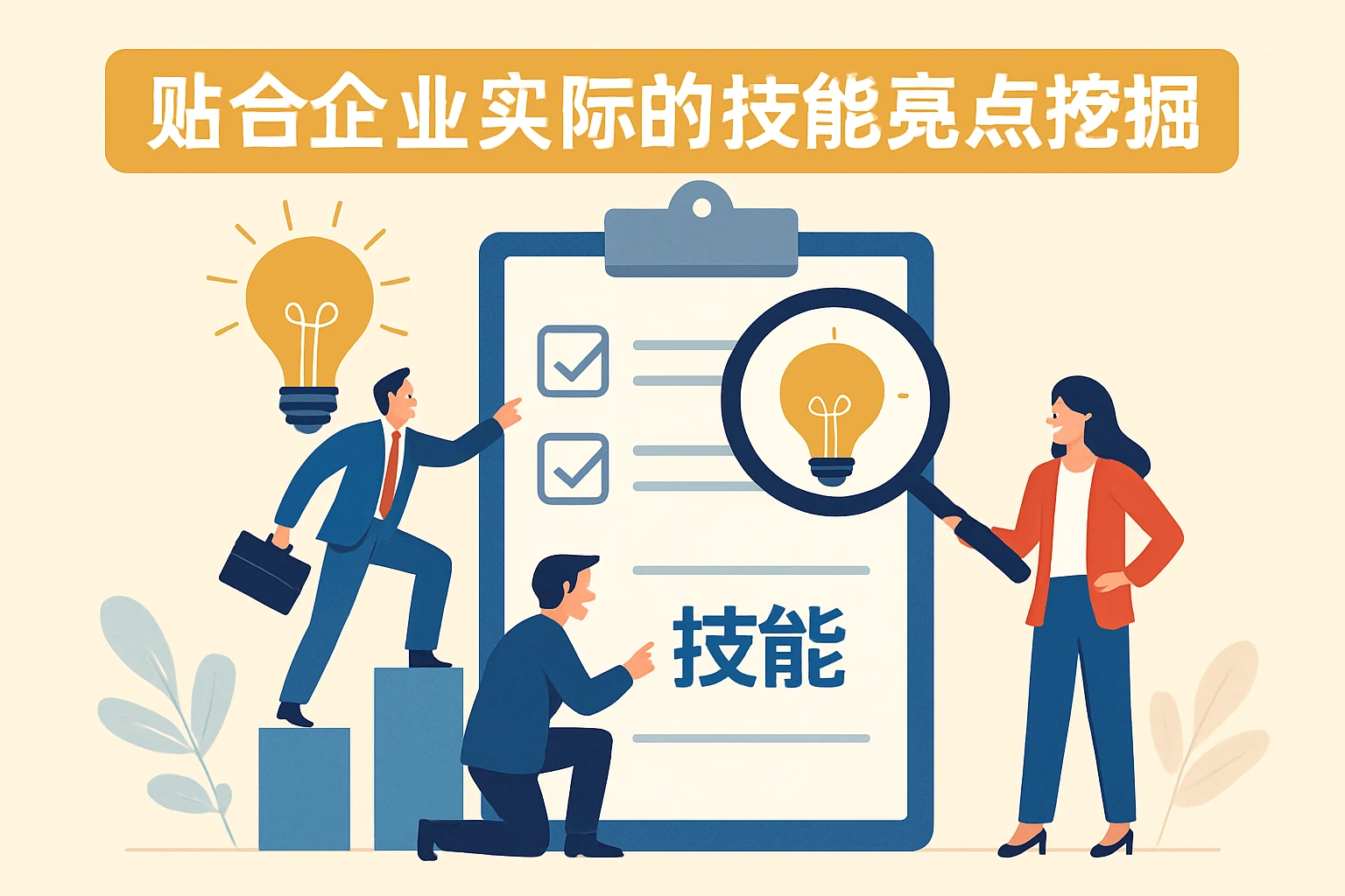 贴合企业实际的技能亮点挖掘