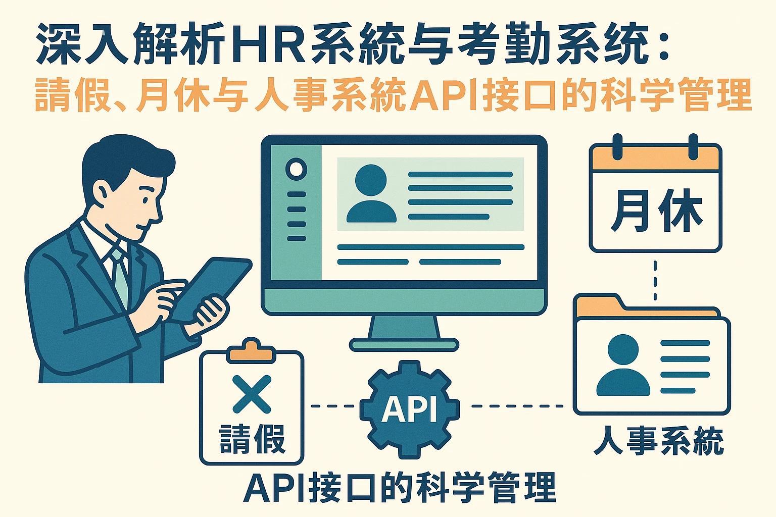 深入解析HR系统与考勤系统：请假、月休与人事系统API接口的科学管理