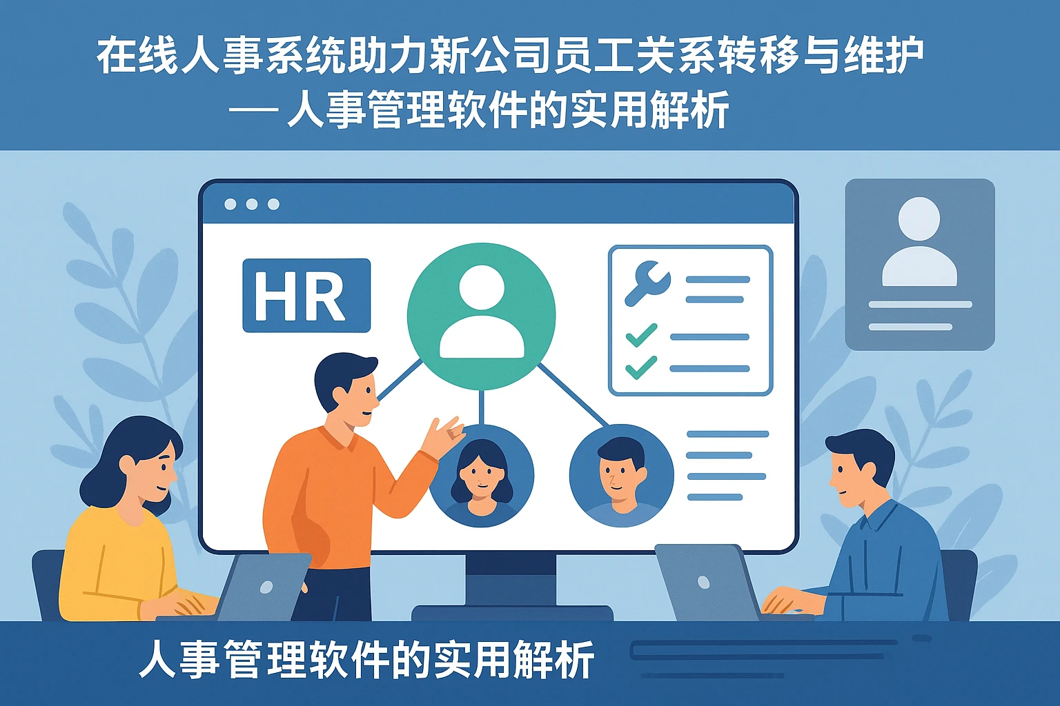 在线人事系统助力新公司员工关系转移与维护——人事管理软件的实用解析