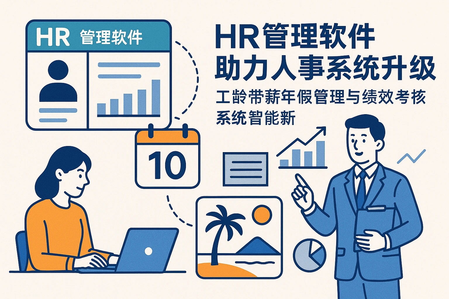 HR管理软件助力人事系统升级：工龄带薪年假管理与绩效考核系统的智能创新
