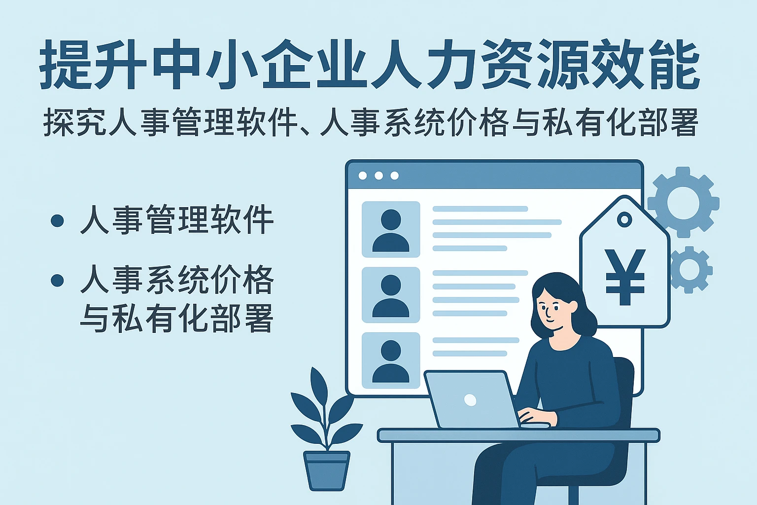 提升中小企业人力资源效能——探究人事管理软件、人事系统价格与私有化部署