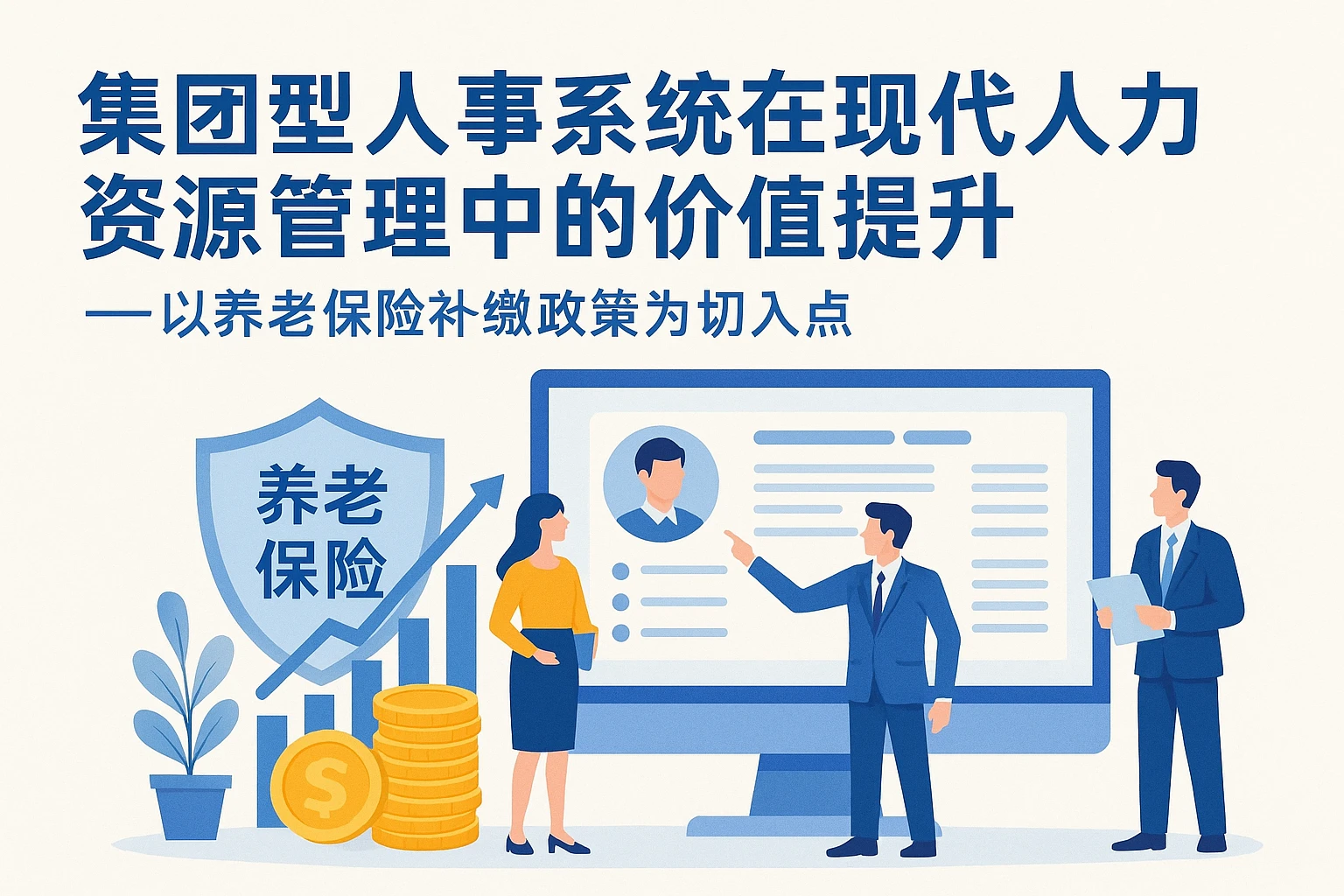 集团型人事系统在现代人力资源管理中的价值提升——以养老保险补缴政策为切入点