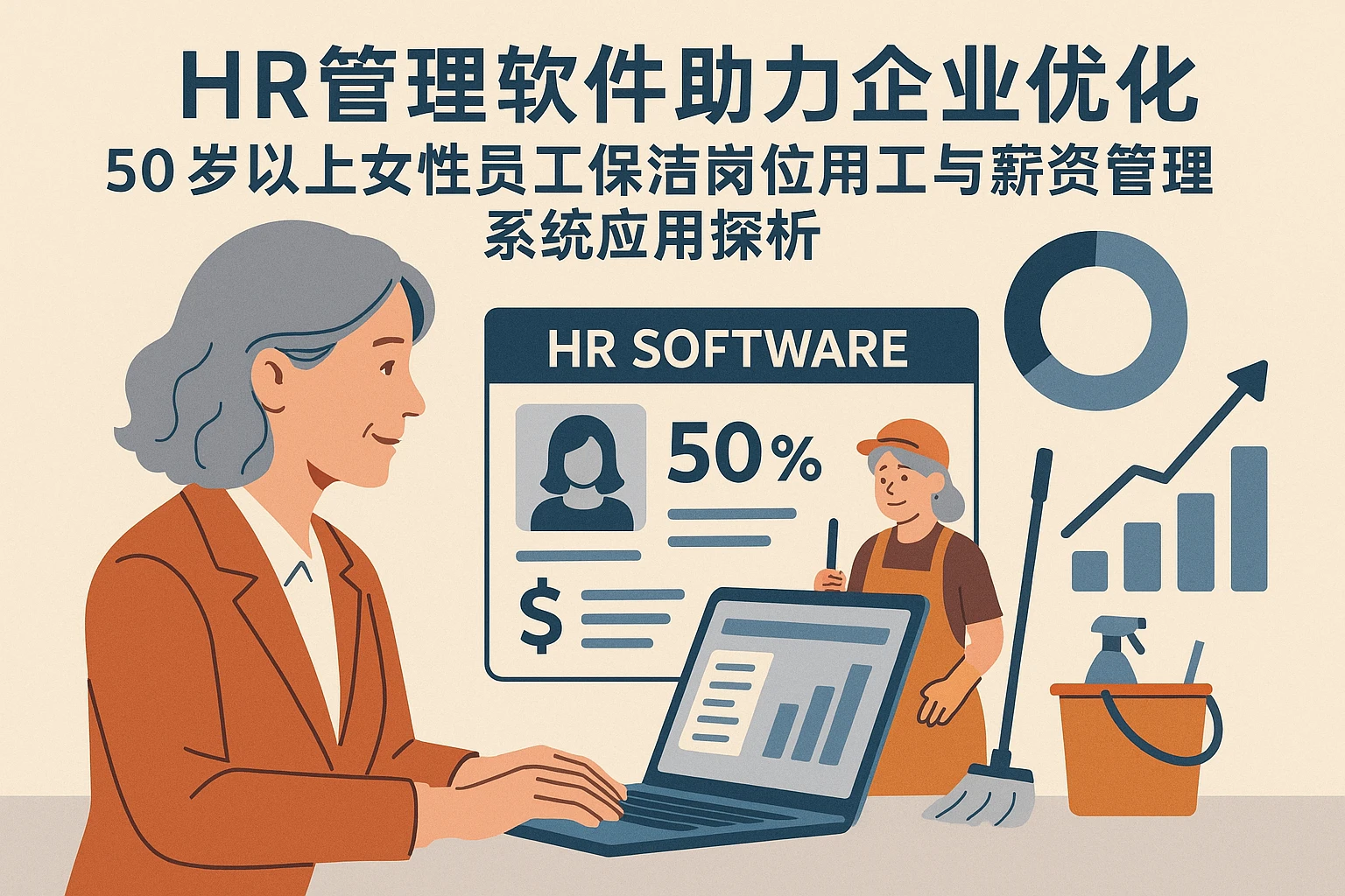 HR管理软件助力企业优化50岁以上女性员工保洁岗位用工与薪资管理系统应用探析