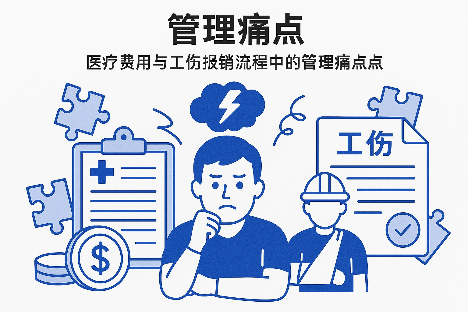 医疗费用与工伤报销流程中的管理痛点