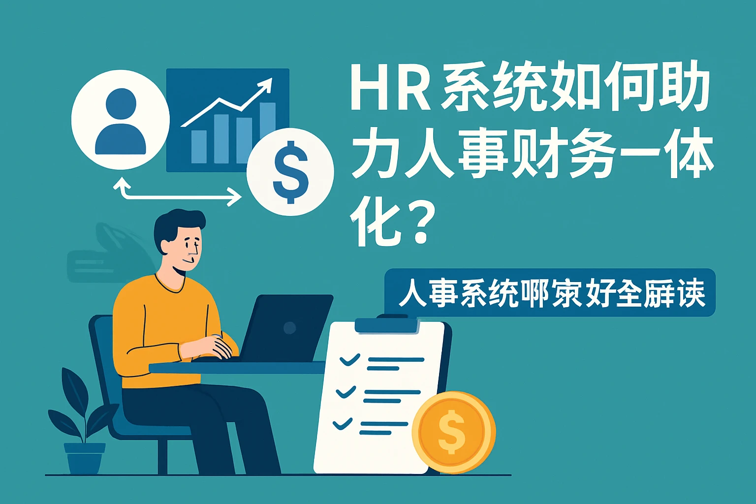 HR系统如何助力人事财务一体化？人事系统哪家好全面解读