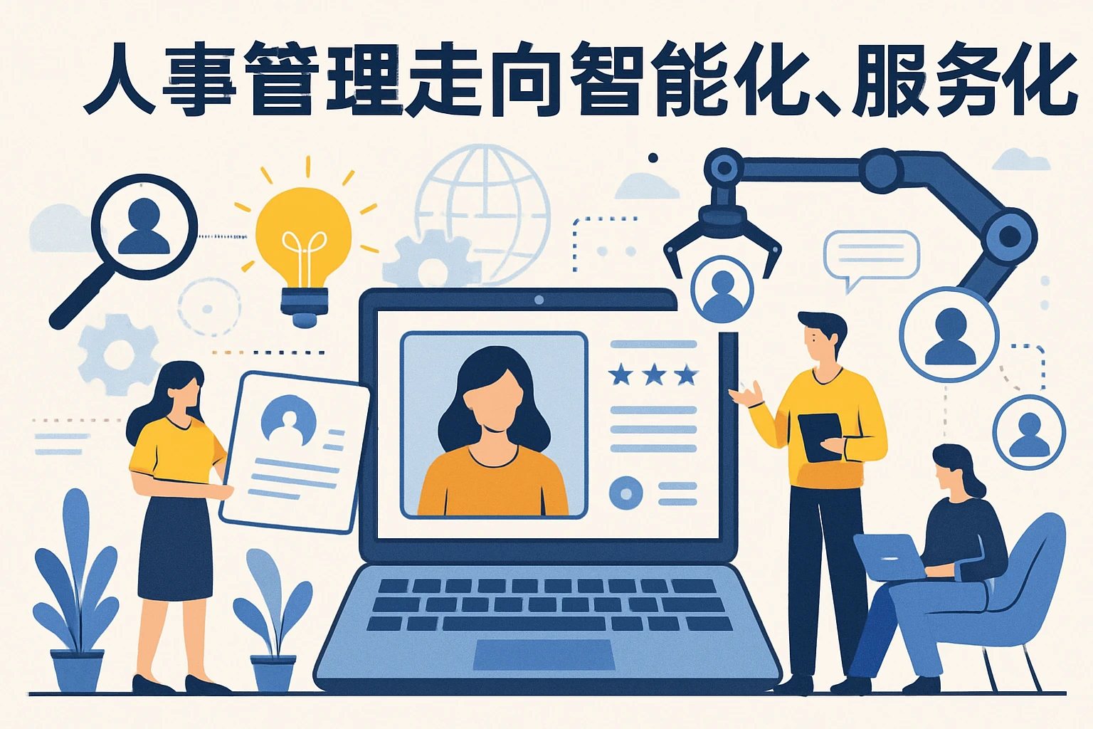 人事管理走向智能化、服务化