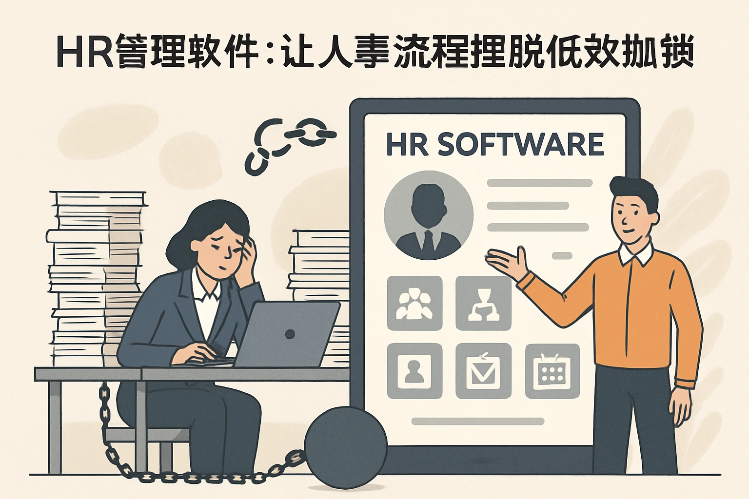 HR管理软件：让人事流程摆脱低效的传统枷锁