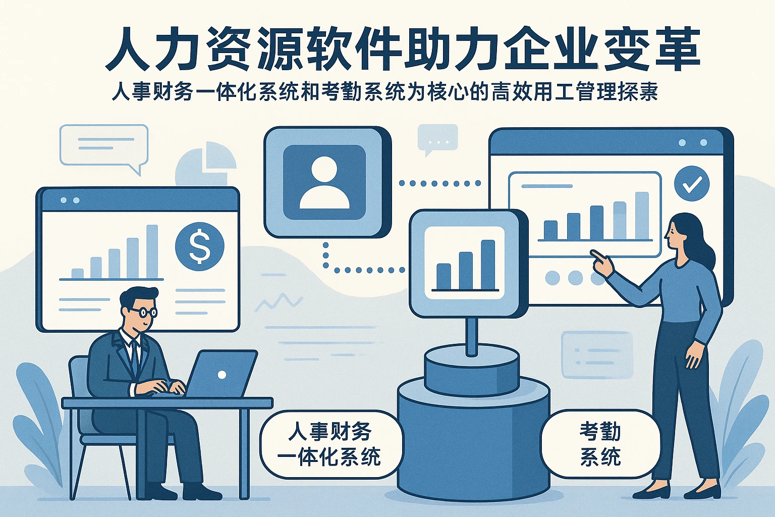 人力资源软件助力企业变革：以人事财务一体化系统和考勤系统为核心的高效用工管理探索