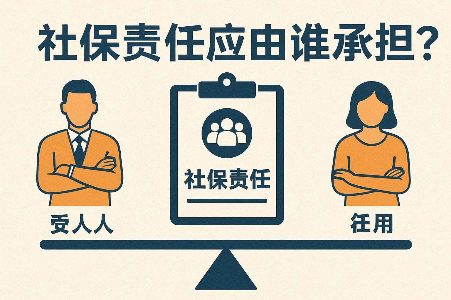 社保责任应由谁承担