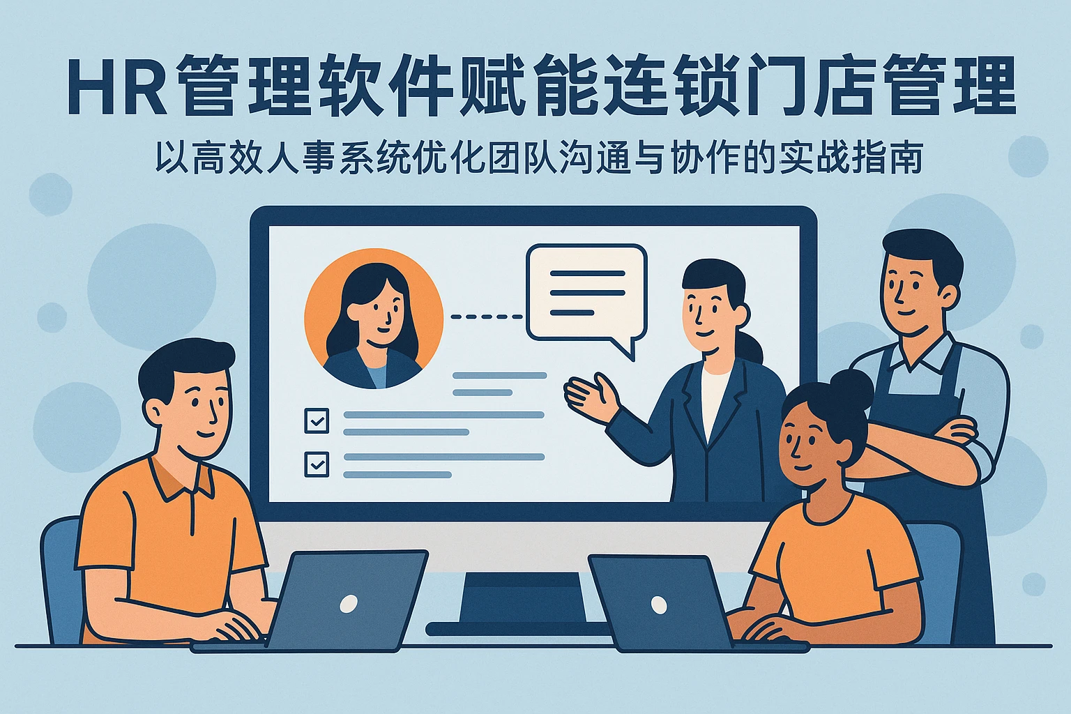 HR管理软件赋能连锁门店管理：以高效人事系统优化团队沟通与协作的实战指南