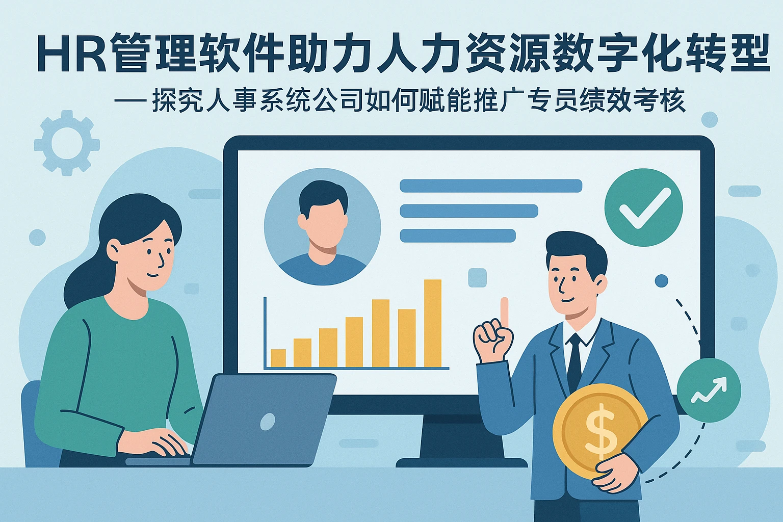 HR管理软件助力人力资源数字化转型——探究人事系统公司如何赋能推广专员绩效考核