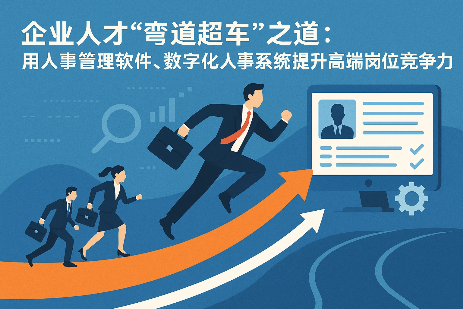 企业人才“弯道超车”之道：用人事管理软件、数字化人事系统提升高端岗位竞争力