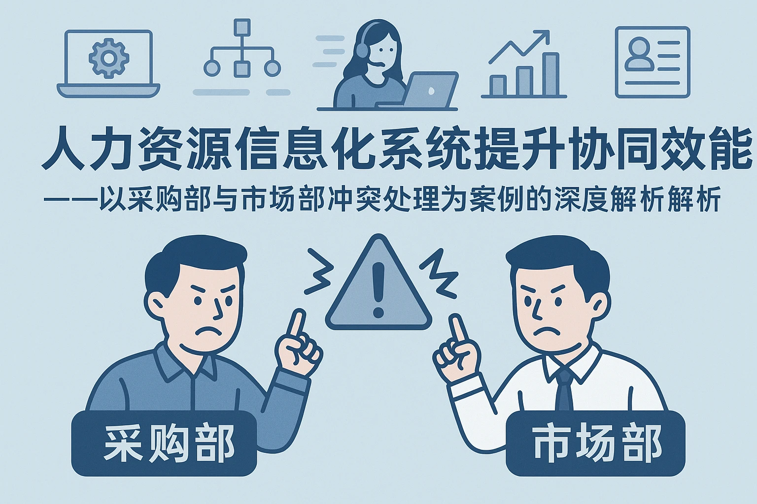 人力资源信息化系统提升协同效能——以采购部与市场部冲突处理为案例的深度解析
