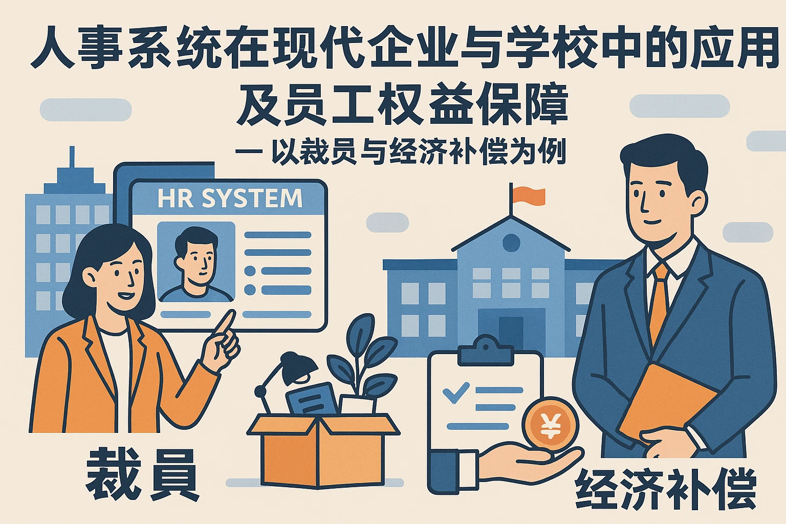 人事系统在现代企业与学校中的应用及员工权益保障——以裁员与经济补偿为例