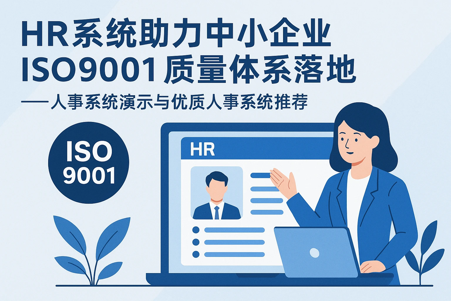 HR系统助力中小企业ISO9001质量体系落地——人事系统演示与优质人事系统推荐