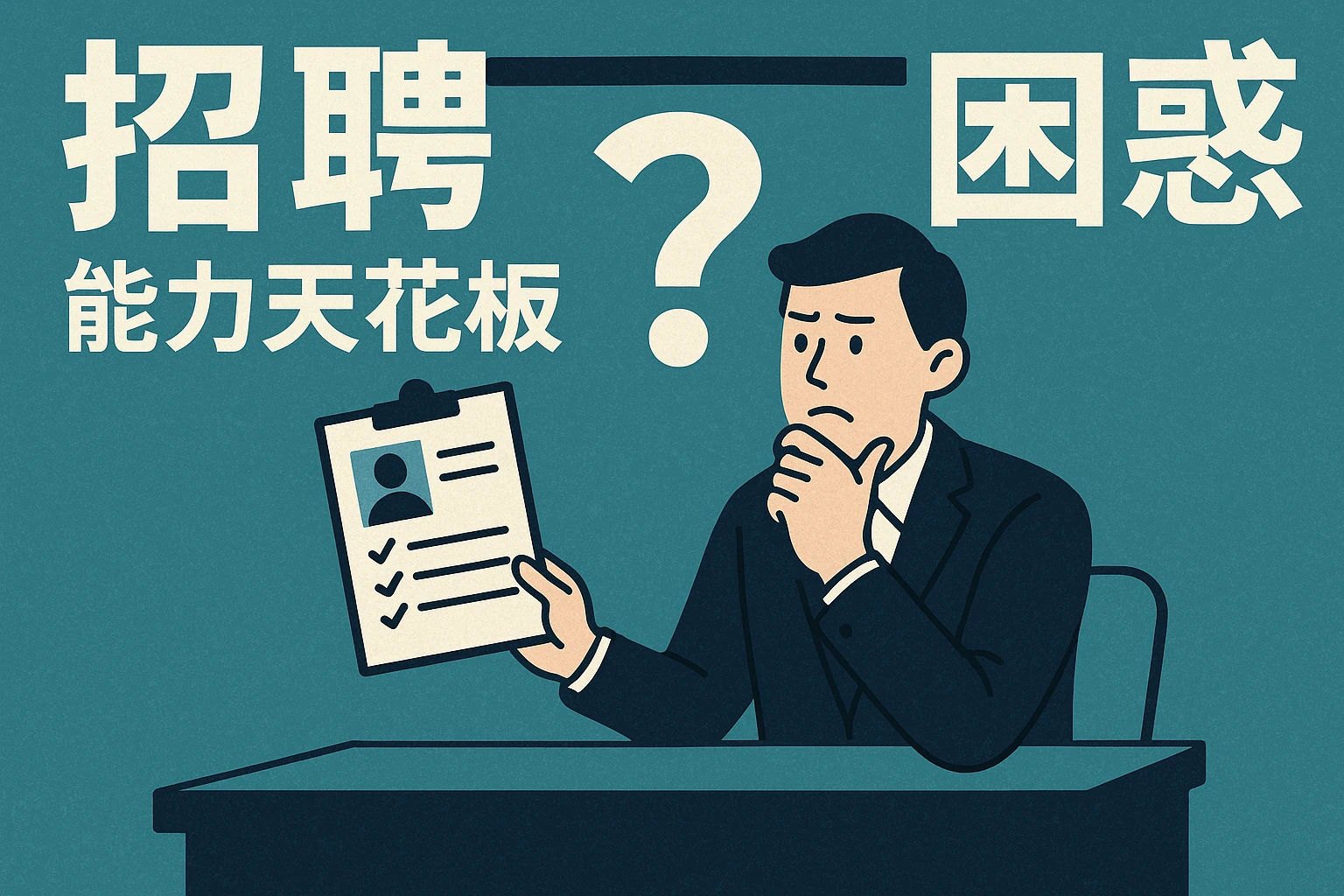 招聘本身的能力天花板与困惑