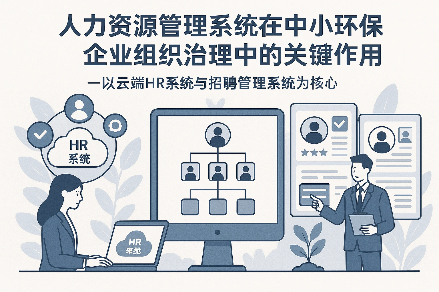 人力资源管理系统在中小环保企业组织治理中的关键作用——以云端HR系统与招聘管理系统为核心