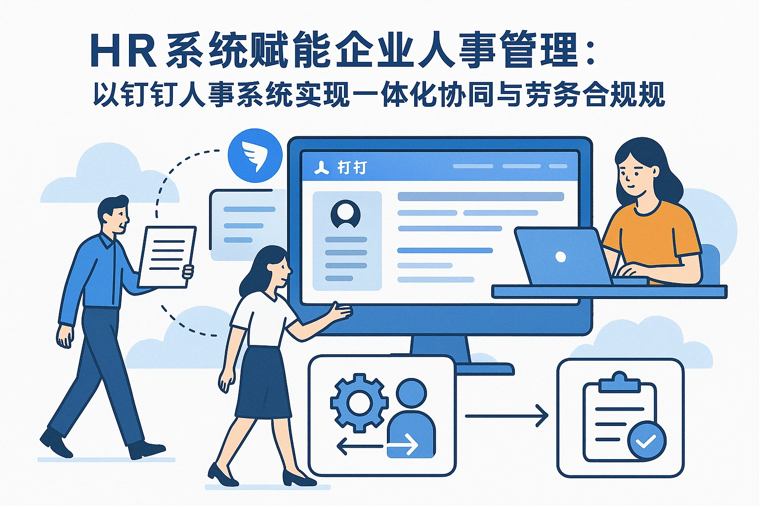 HR系统赋能企业人事管理：以钉钉人事系统实现一体化协同与劳务合规