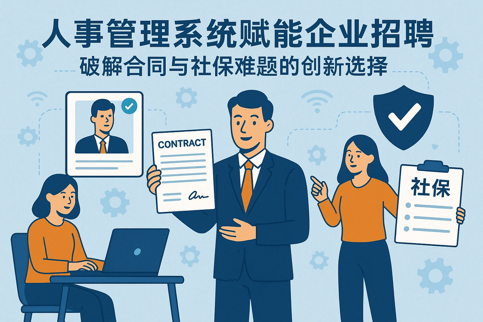 人事管理系统赋能企业招聘：破解合同与社保难题的创新选择