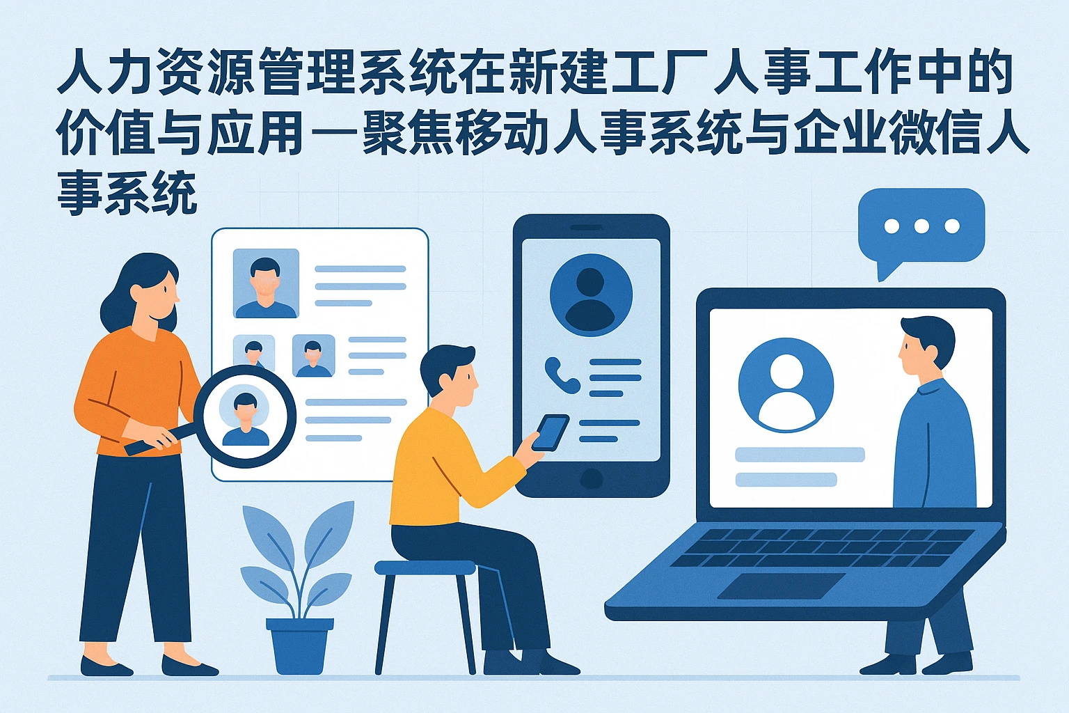 人力资源管理系统在新建工厂人事工作中的价值与应用——聚焦移动人事系统与企业微信人事系统