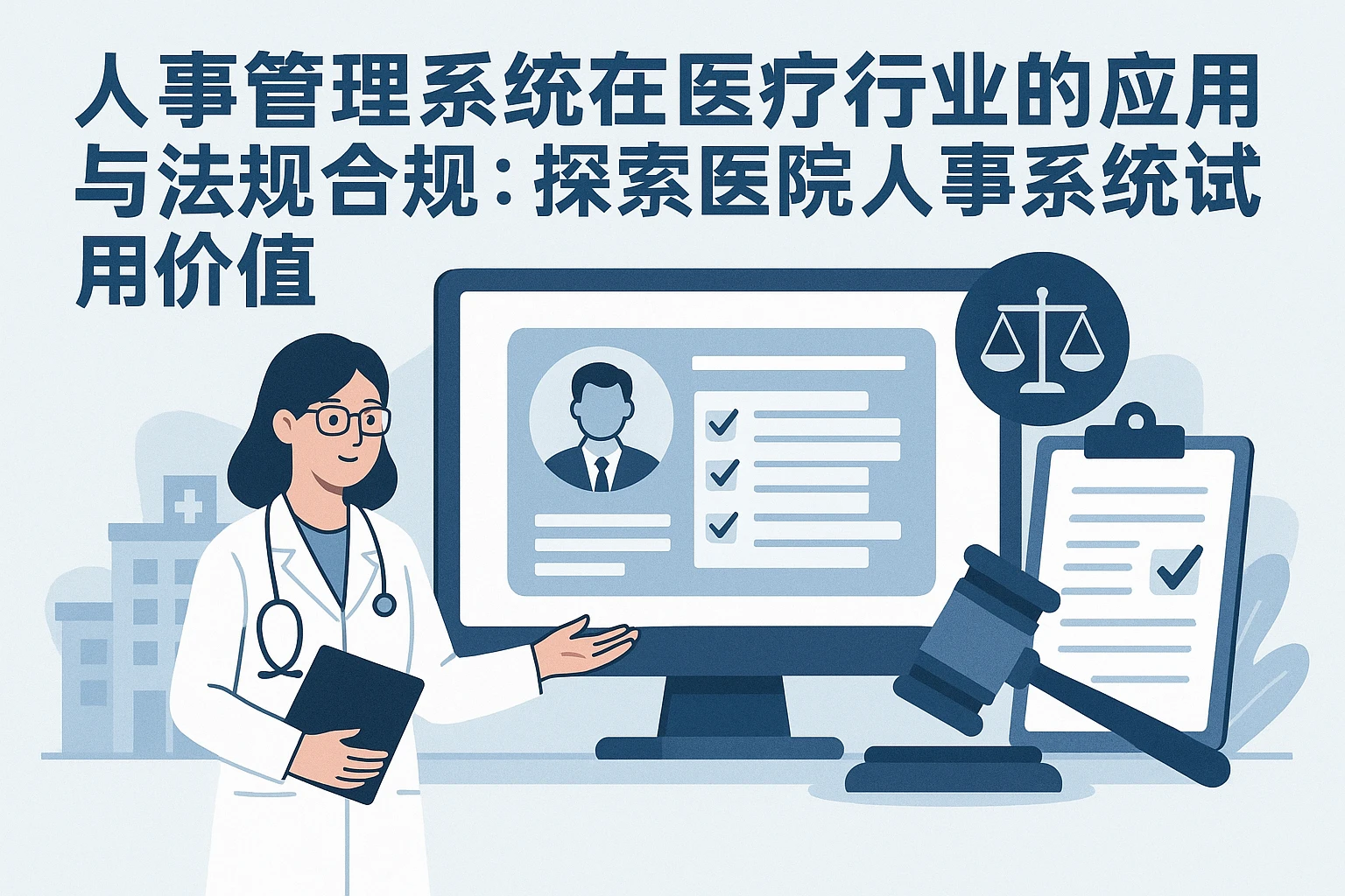 人事管理系统在医疗行业的应用与法规合规：探索医院人事系统试用价值