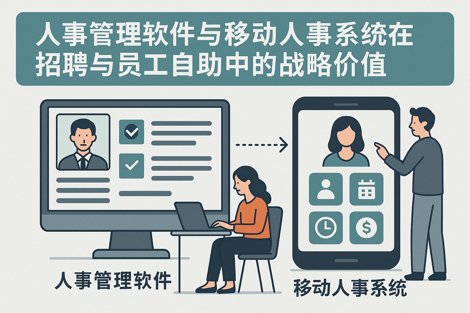 人事管理软件与移动人事系统在招聘与员工自助中的战略价值