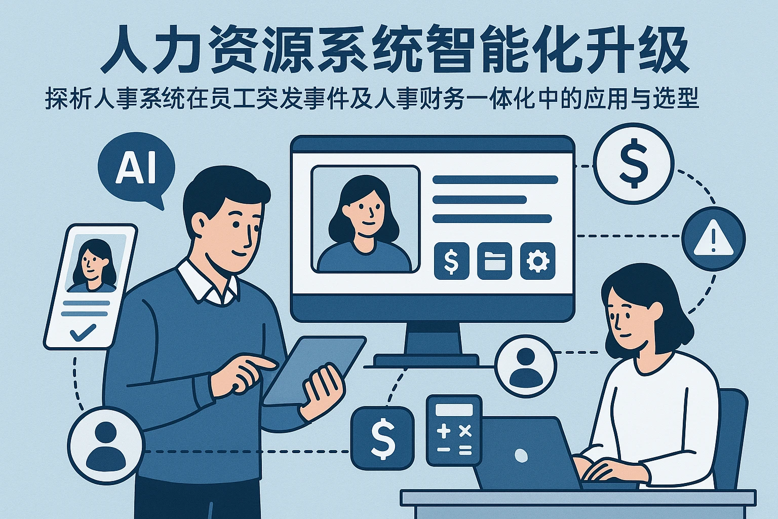 人力资源系统智能化升级——探析人事系统在员工突发事件及人事财务一体化中的应用与选型