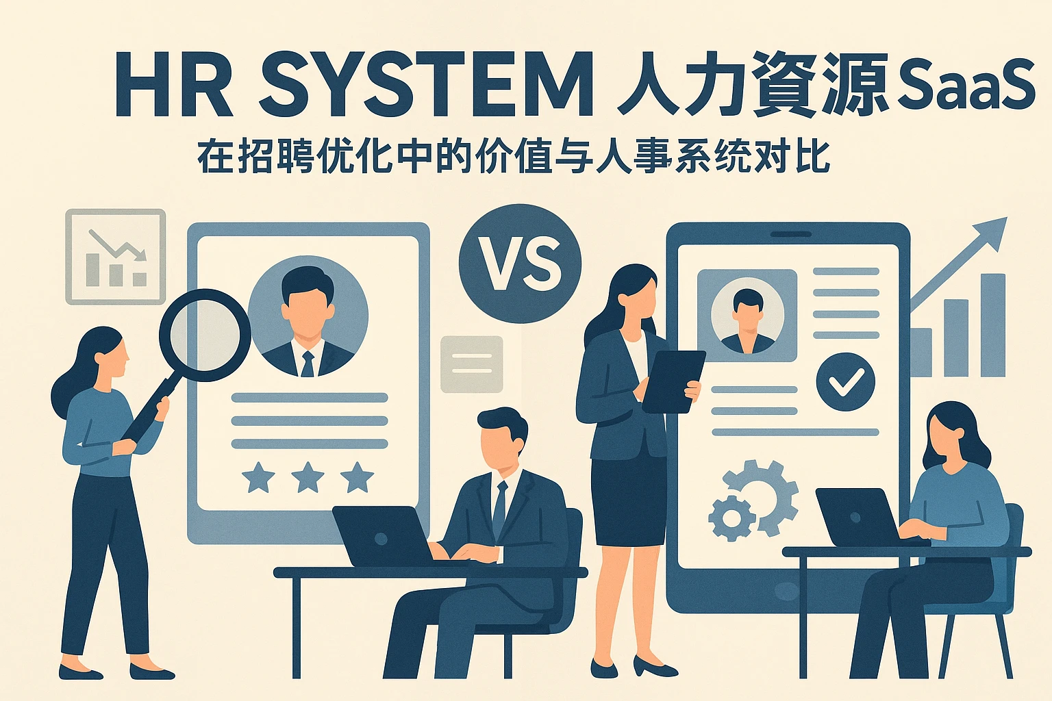 HR系统与人力资源SaaS在招聘优化中的价值与人事系统对比