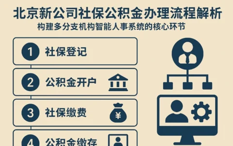 北京新公司社保公积金办理流程解析——构建多分支机构智能人事系统的核心环节