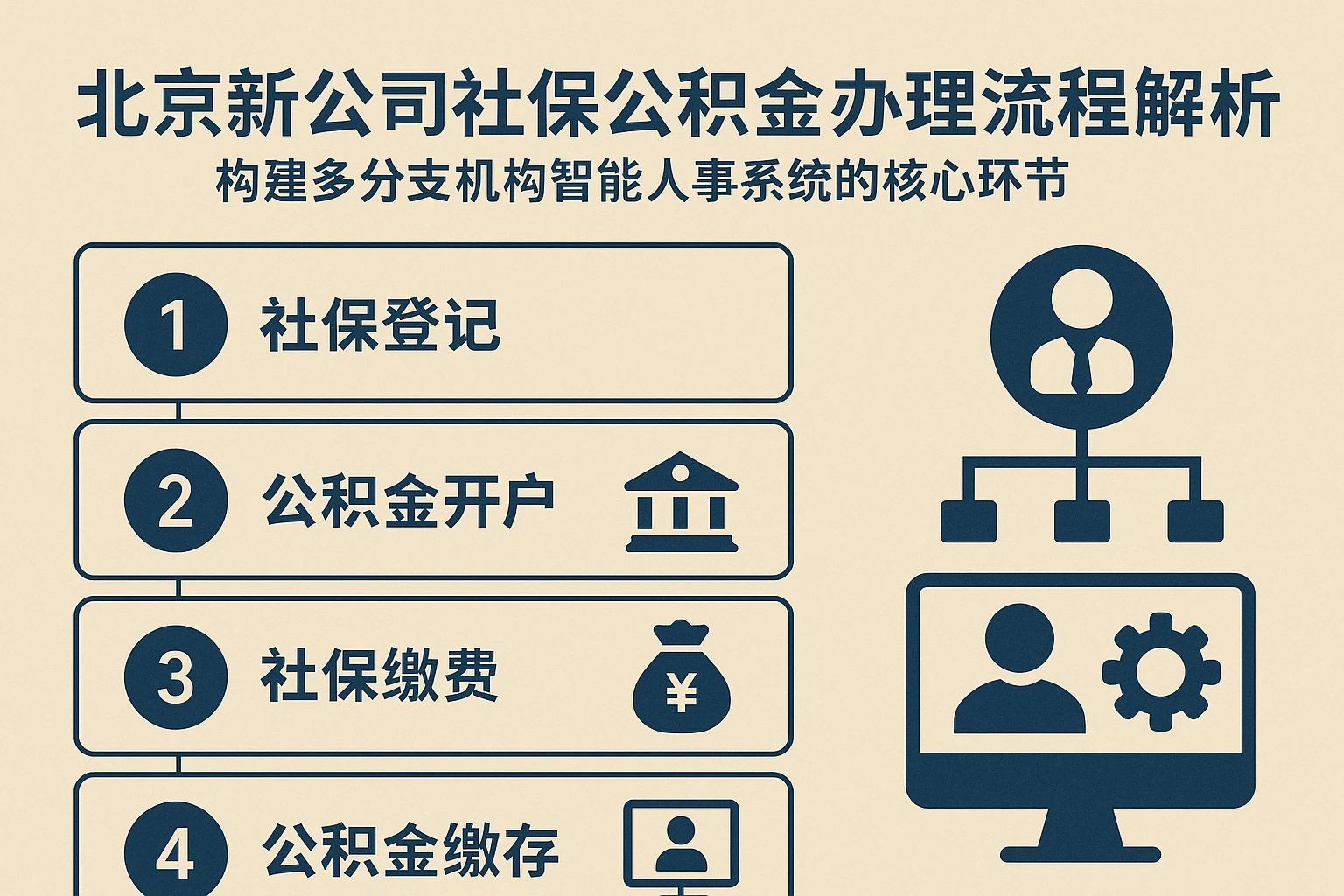 北京新公司社保公积金办理流程解析——构建多分支机构智能人事系统的核心环节