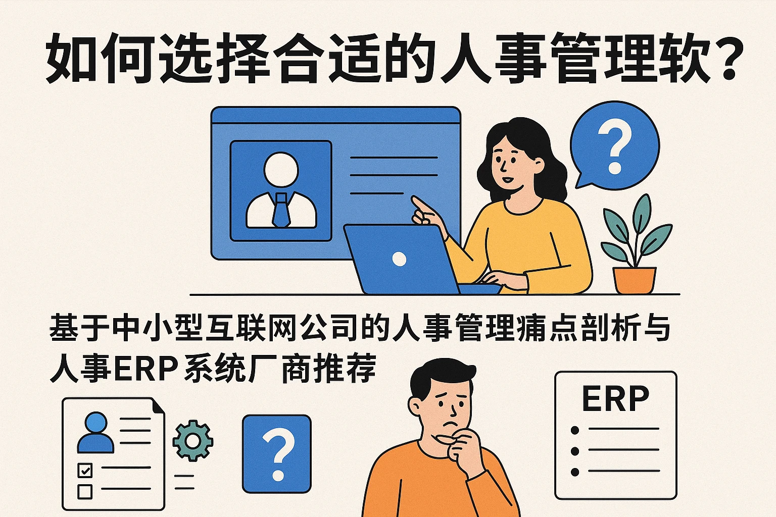 如何选择合适的人事管理软件？——基于中小型互联网公司的人事管理痛点剖析与人事ERP系统厂商推荐