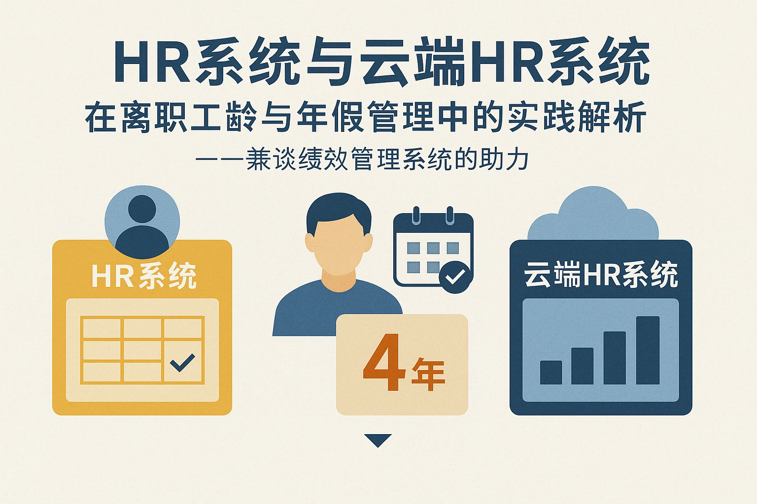 HR系统与云端HR系统在离职工龄与年假管理中的实践解析——兼谈绩效管理系统的助力