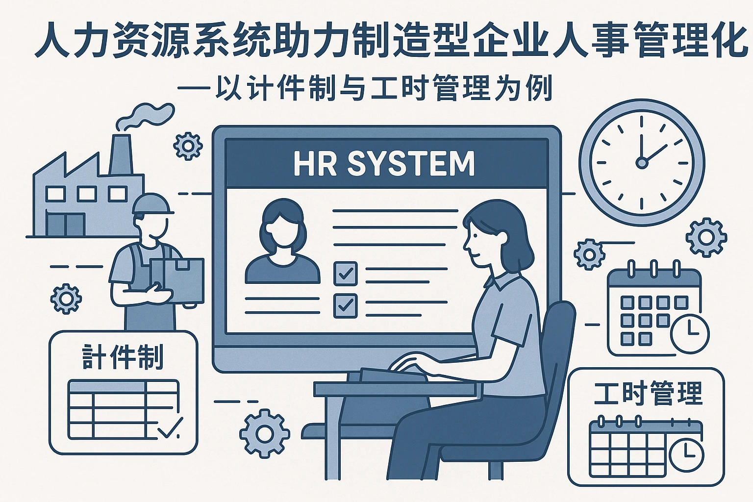 人力资源系统助力制造型企业人事管理优化——以计件制与工时管理为例