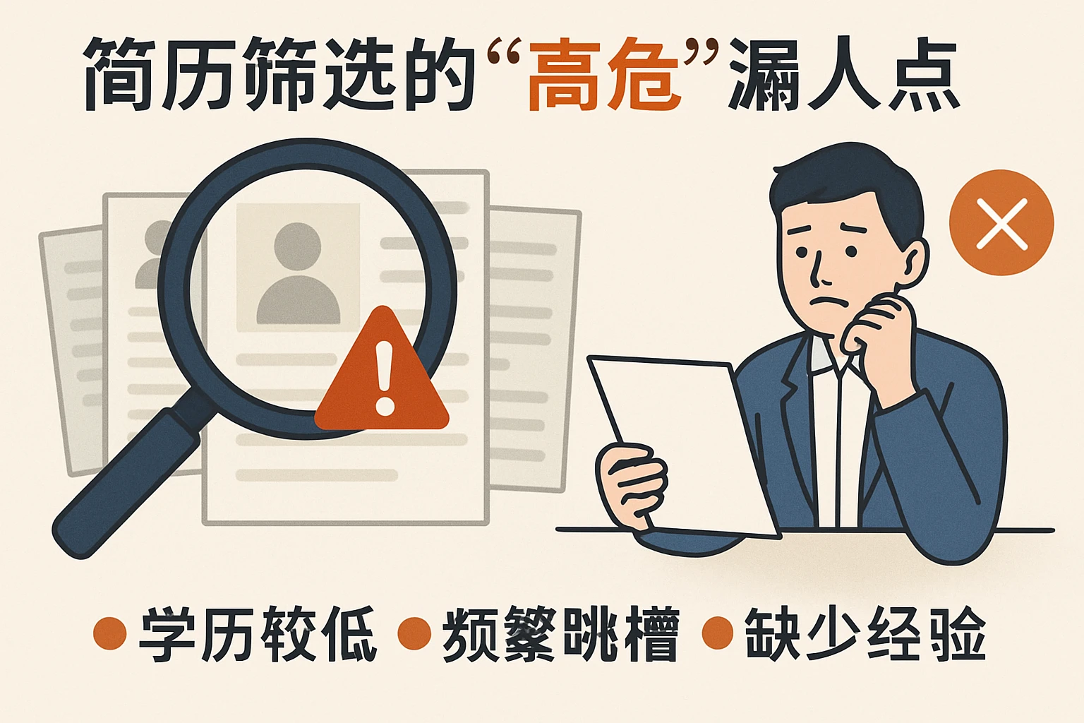 简历筛选的“高危”漏人点