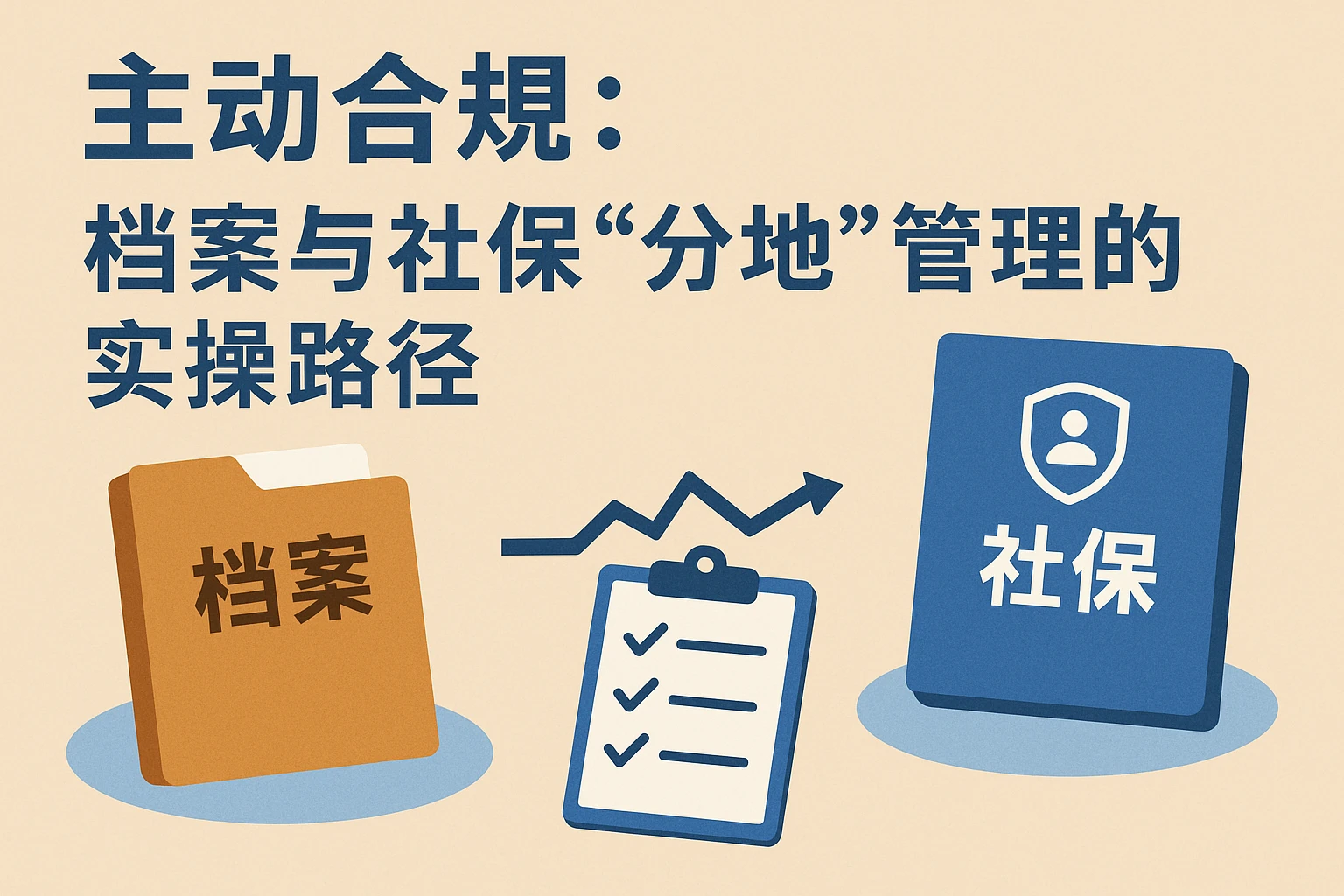 2. 主动合规：档案与社保“分地”管理的实操路径