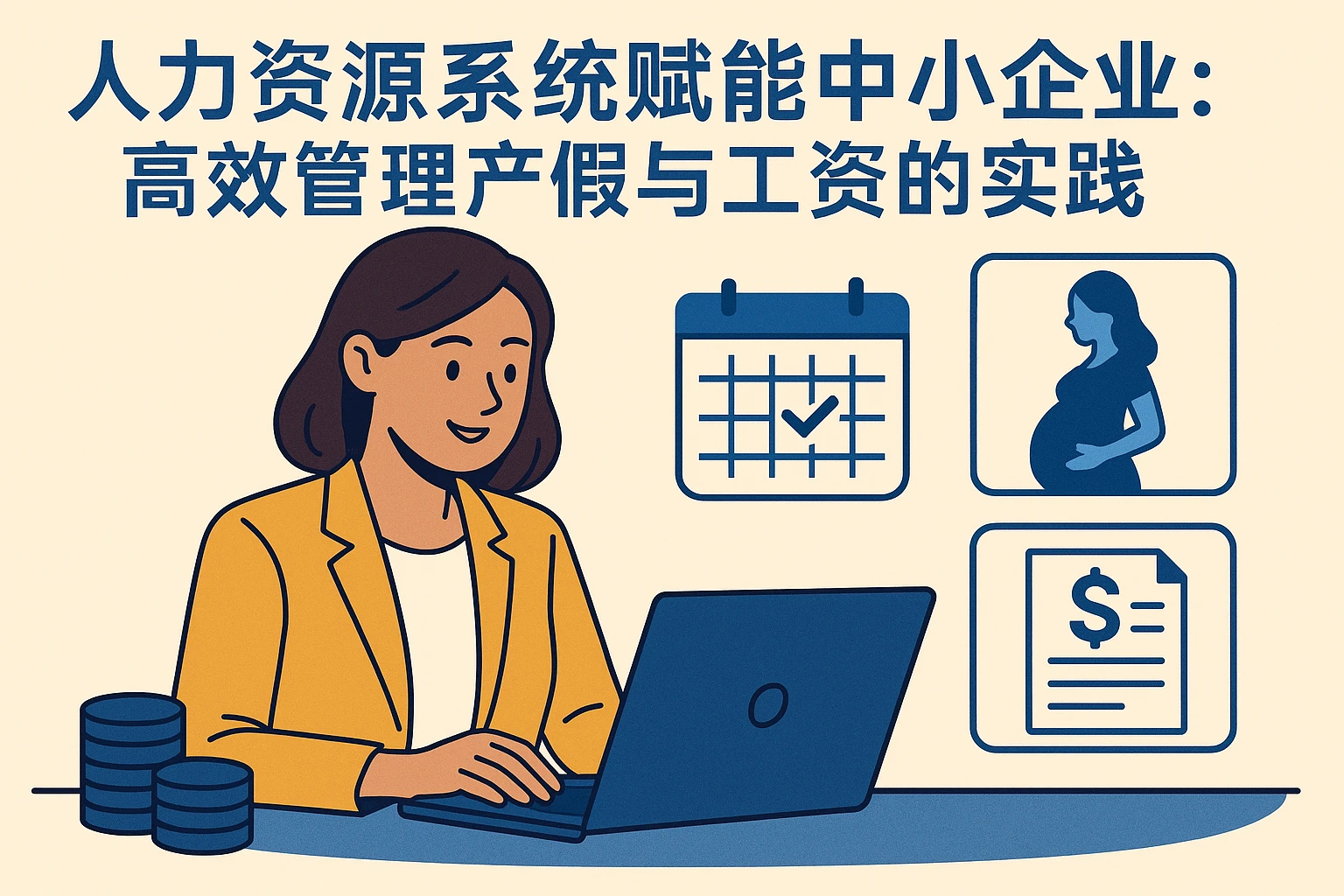 人力资源系统赋能中小企业：高效管理产假与工资的实践