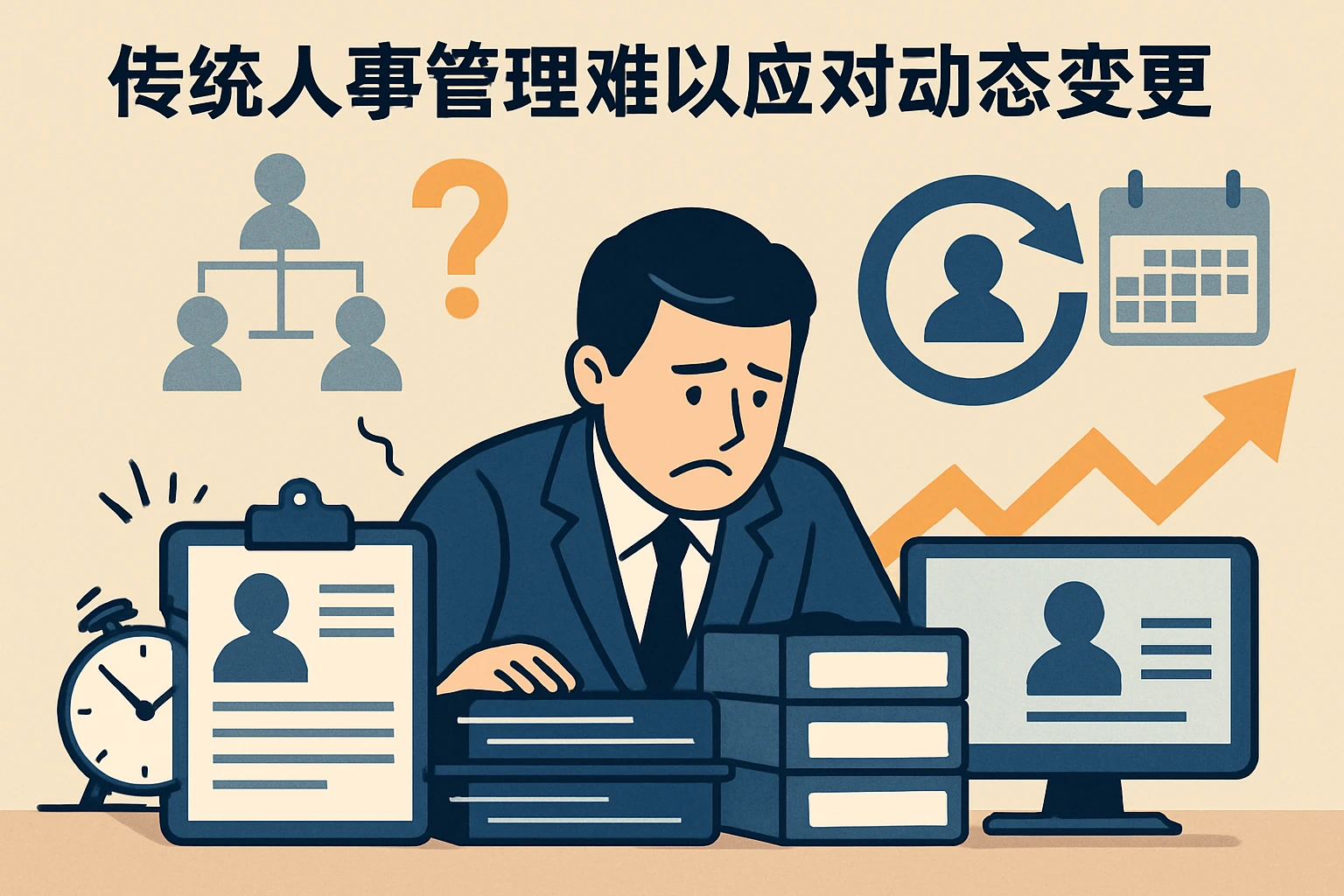 传统人事管理难以应对动态变更