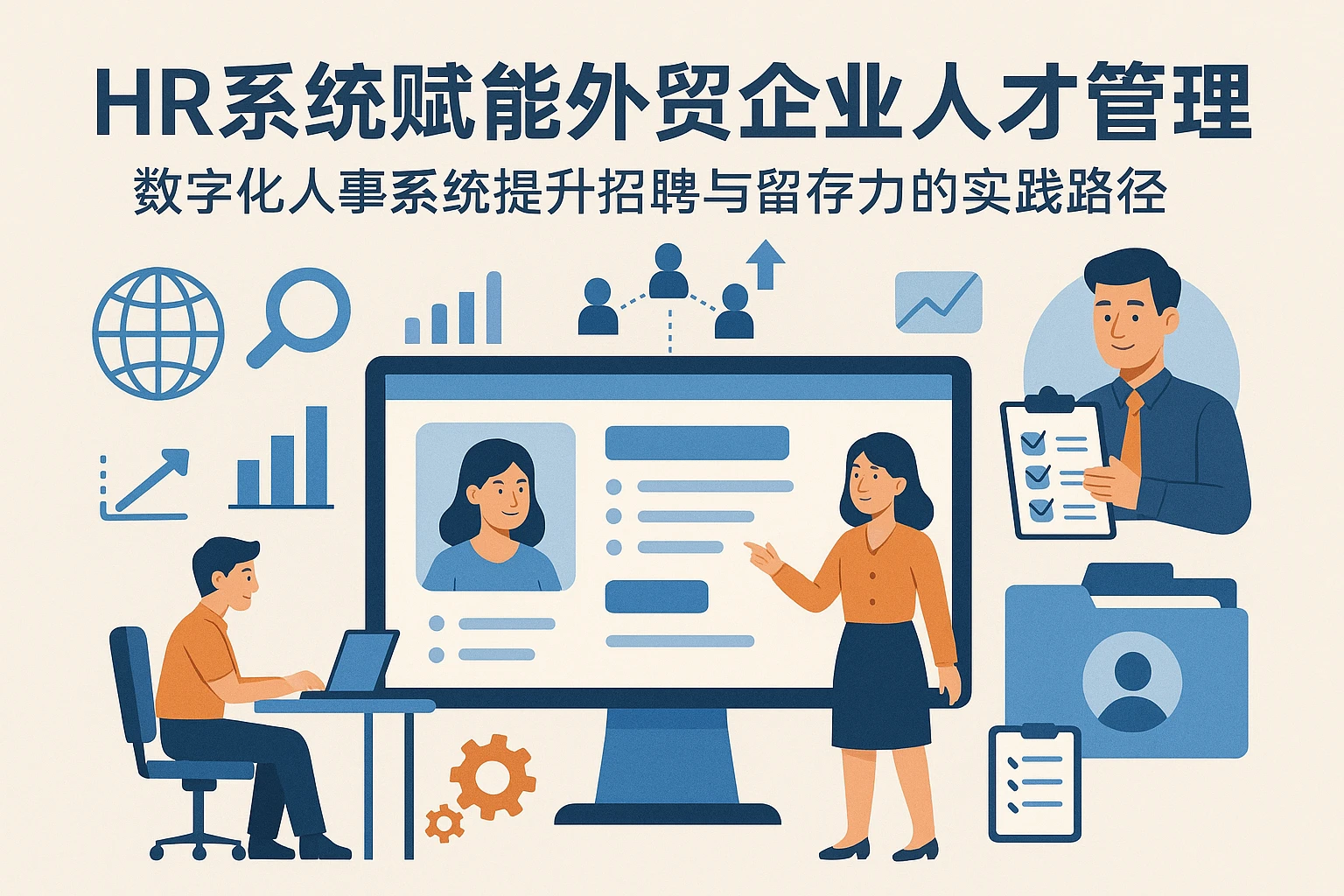 HR系统赋能外贸企业人才管理——数字化人事系统提升招聘与留存力的实践路径