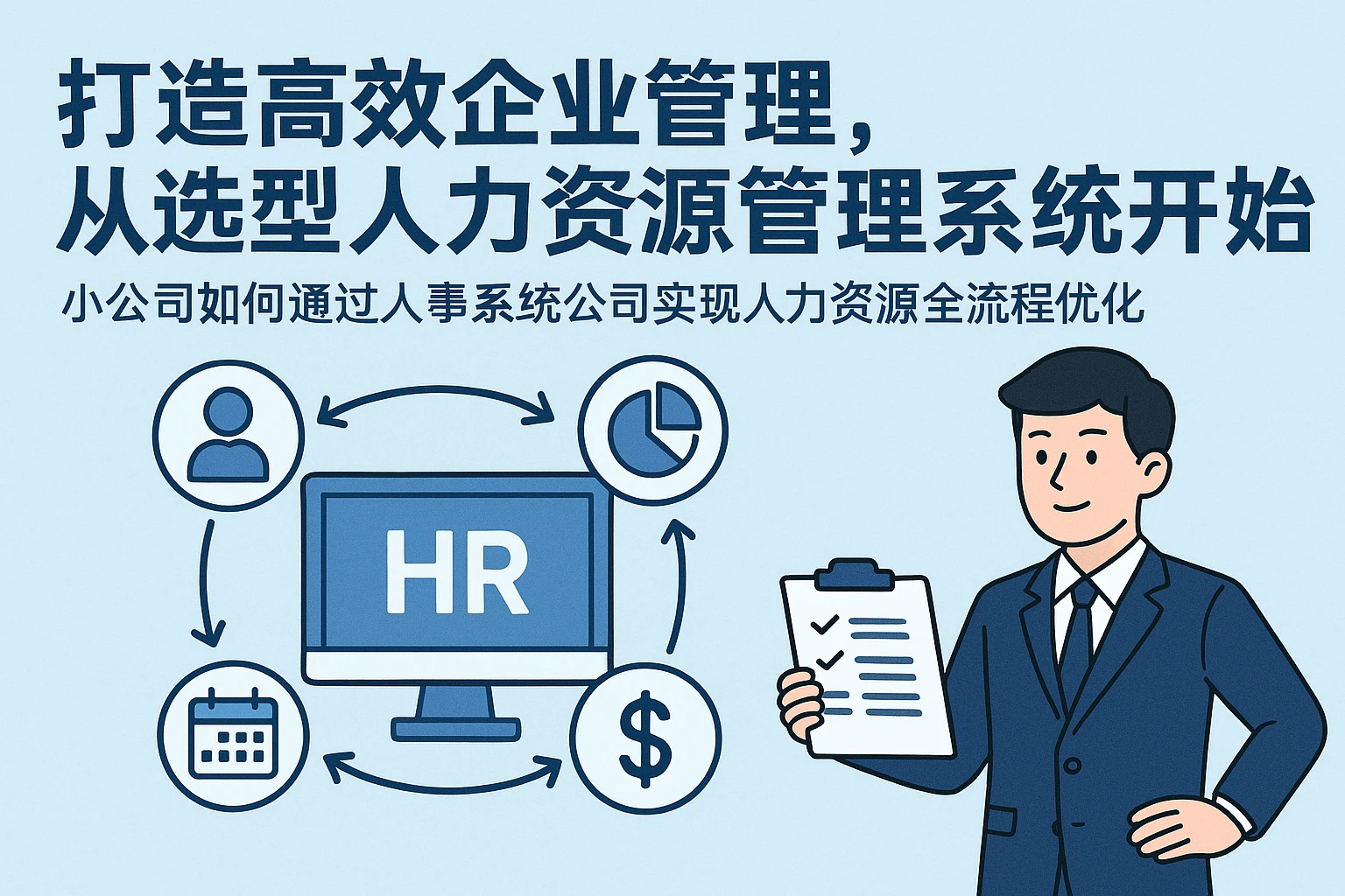 打造高效企业管理，从选型人力资源管理系统开始——小公司如何通过人事系统公司实现人力资源全流程优化