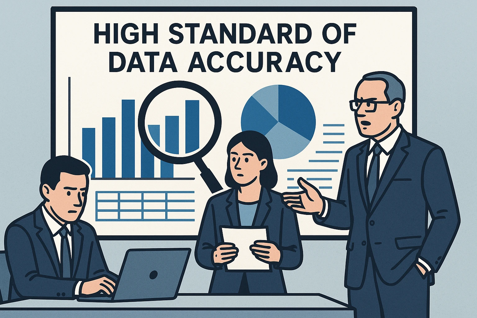 管理层对数据精度的高要求