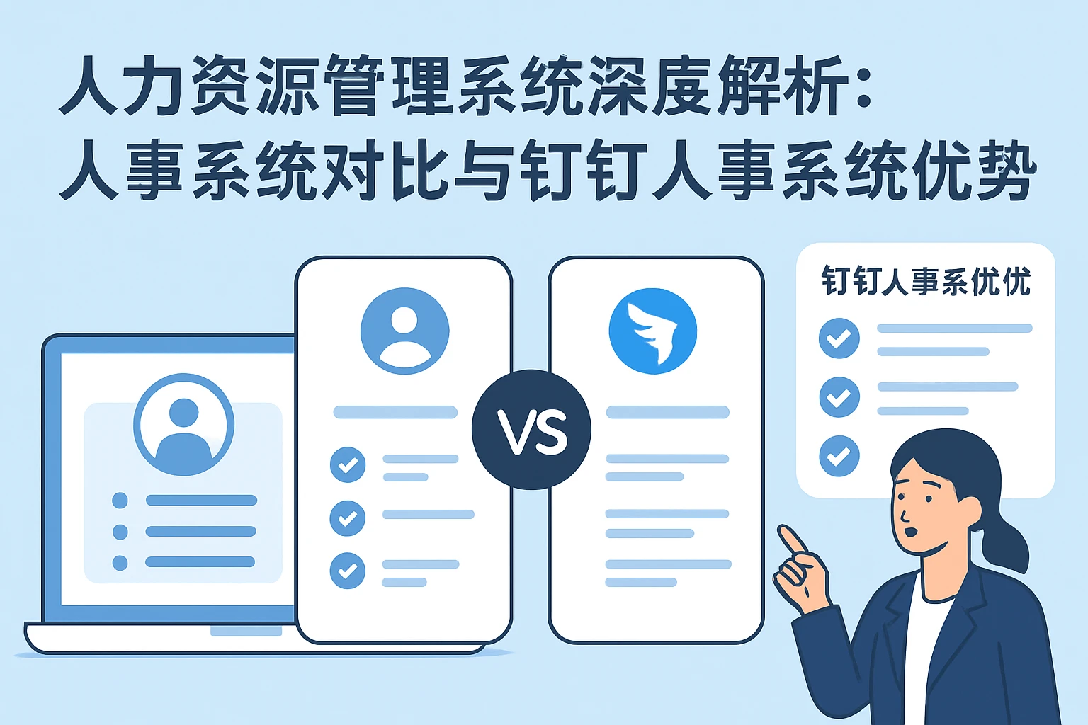 人力资源管理系统深度解析：人事系统对比与钉钉人事系统优势