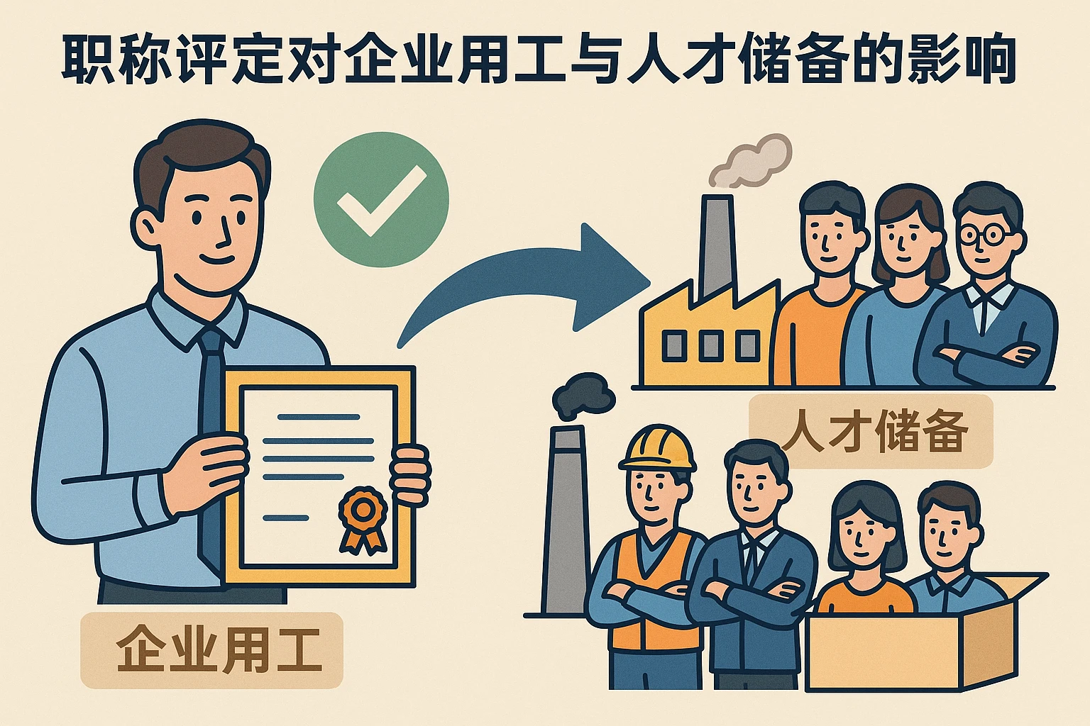 职称评定对企业用工与人才储备的影响