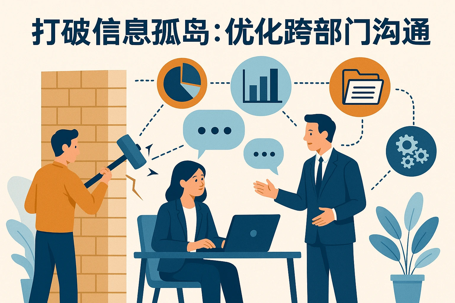 打破信息孤岛：优化跨部门沟通