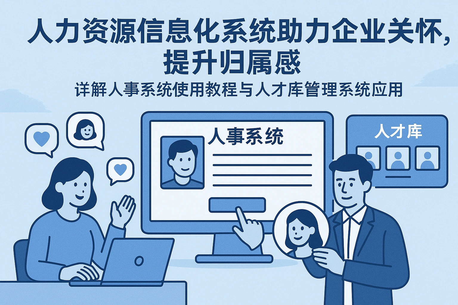 人力资源信息化系统助力企业关怀，提升归属感——详解人事系统使用教程与人才库管理系统应用