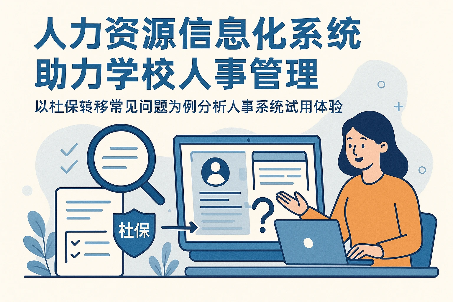 人力资源信息化系统助力学校人事管理——以社保转移常见问题为例分析人事系统试用体验