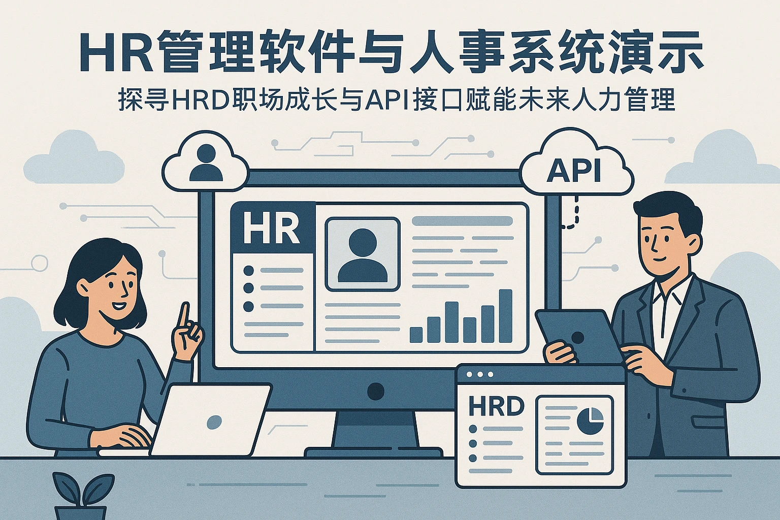 HR管理软件与人事系统演示：探寻HRD职场成长与API接口赋能未来人力管理