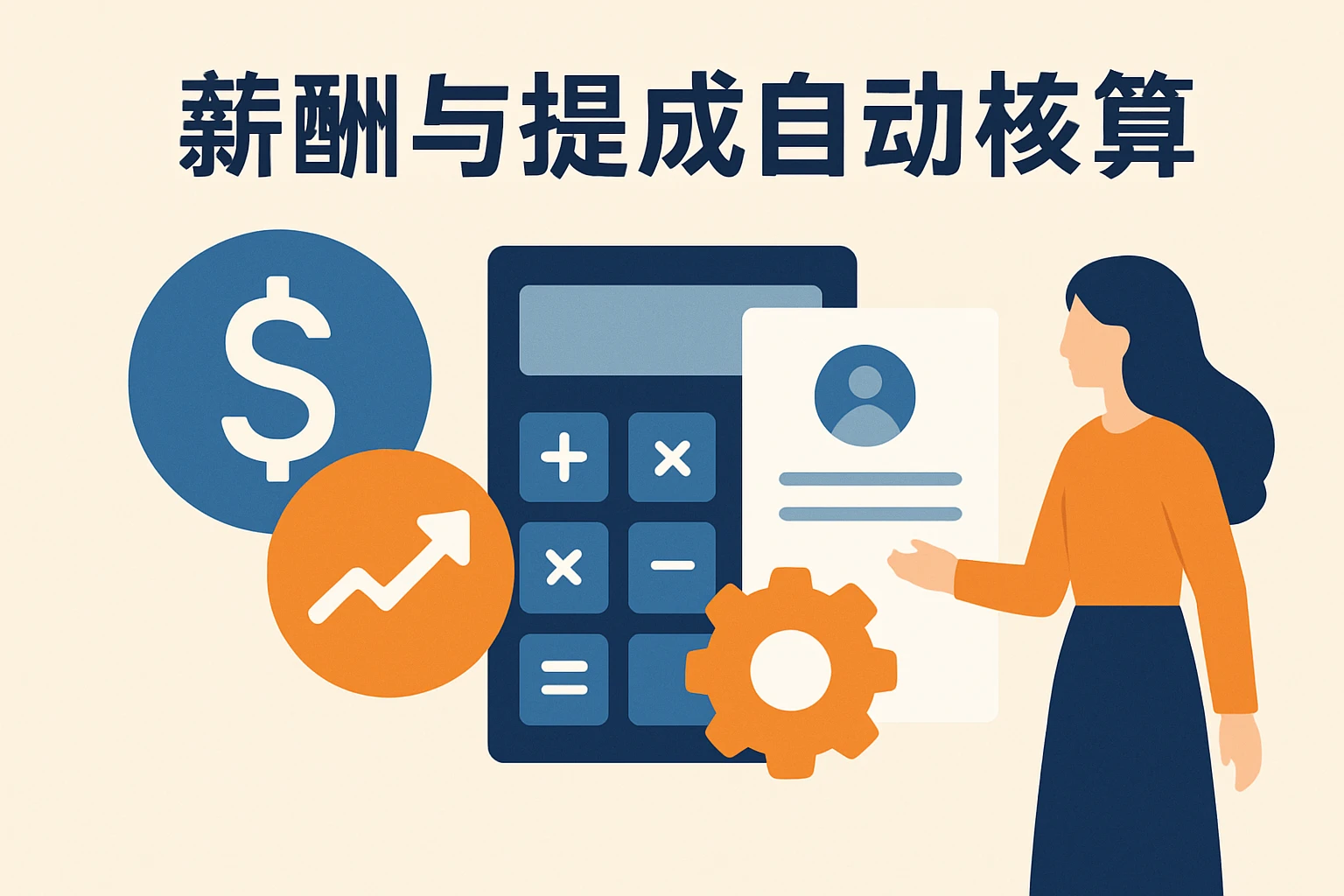 薪酬与提成自动核算