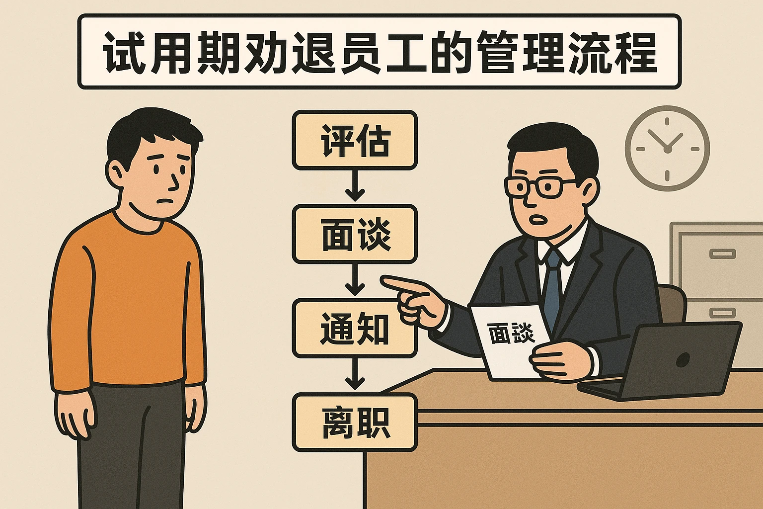 试用期劝退员工的管理流程