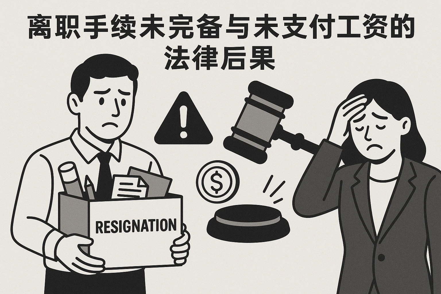 离职手续未完备与未支付工资的法律后果